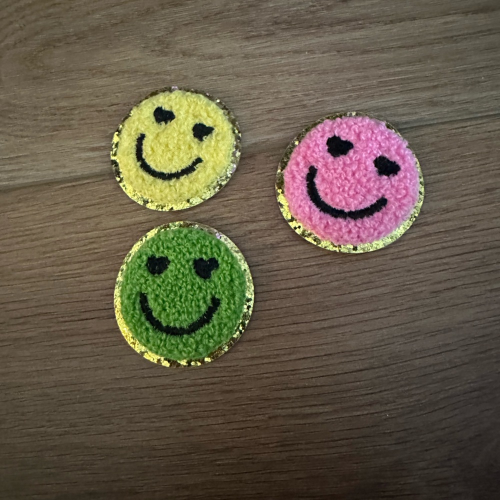 Colorful Smiley Face Patches